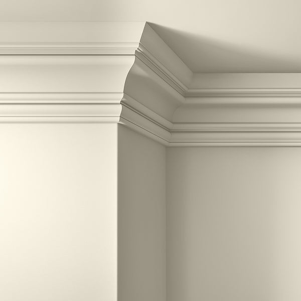 Walls, ceilings and coving painted in Lick White 05