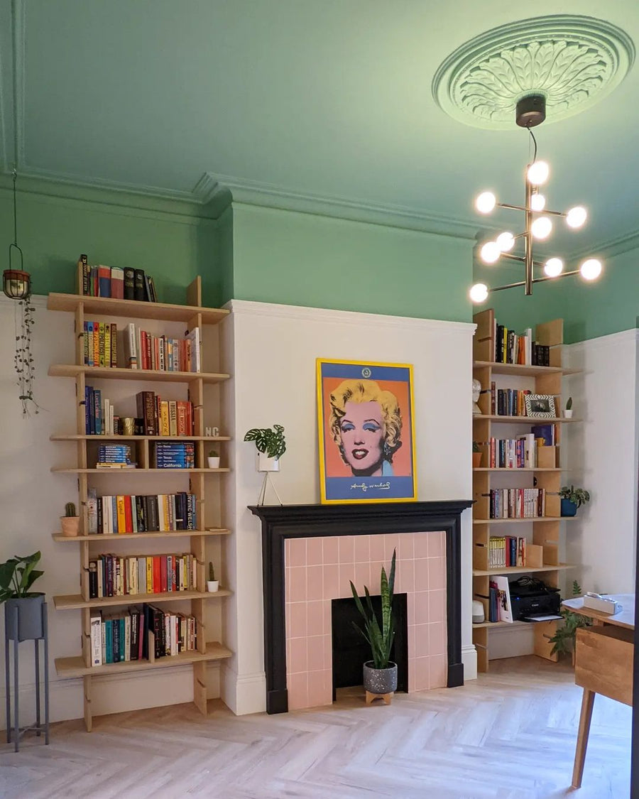 Living room ceiling in Green 08