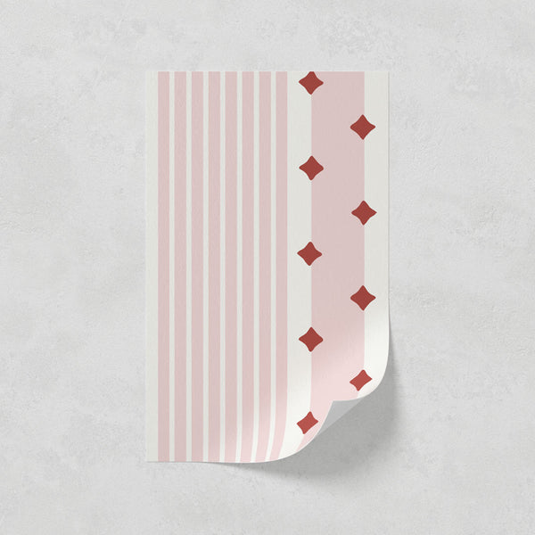 Lick paste the wall sample in Diamond 01 wallpaper print
