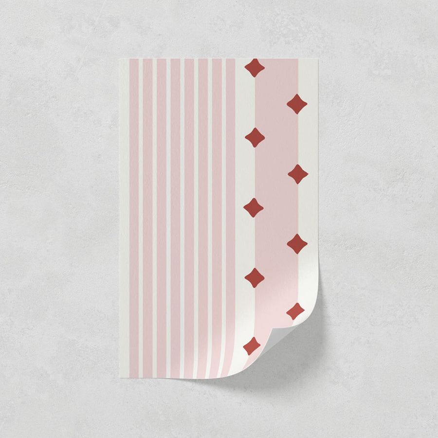 Lick paste the wall sample in Diamond 01 wallpaper print