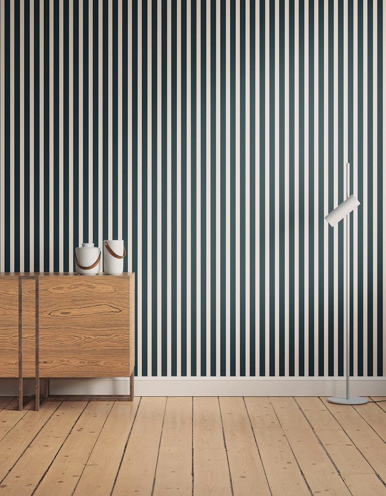 Lick Stripes 02 wallpaper in hallway