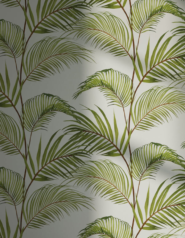 Jungle 03 wallpaper on the wall with shadow