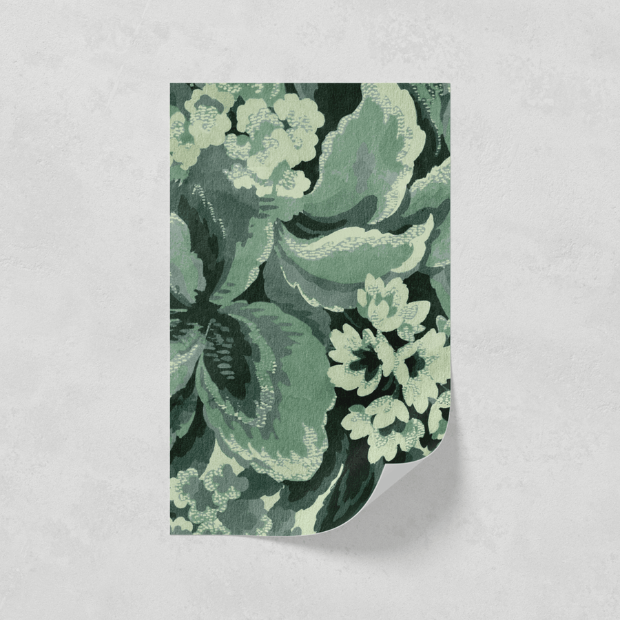 Lick paste the wall sample in Foliage 01 wallpaper print