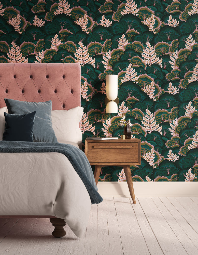 Lick Electric Poppies 02 wallpaper in bedroom