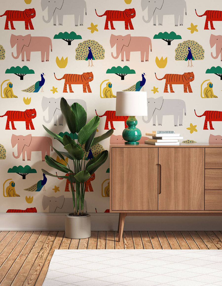 Hallway decorated in Safari 01