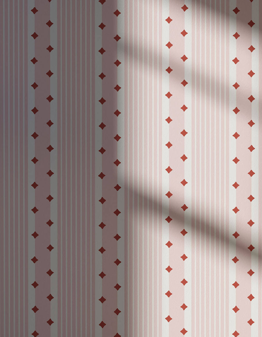 Shadowed wall decorated in Diamond 01