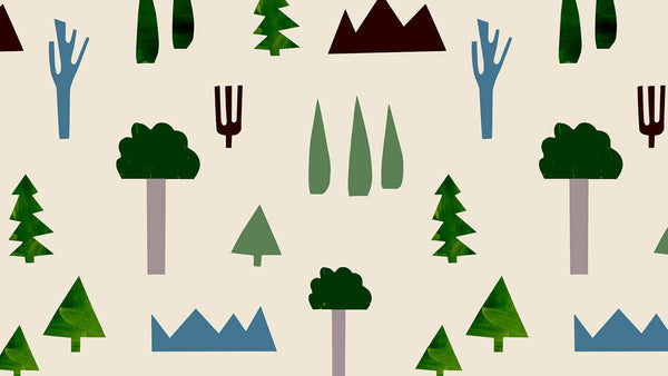Lick Trees 01 wallpaper pattern
