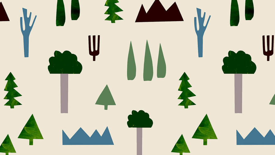 Lick Trees 01 wallpaper pattern