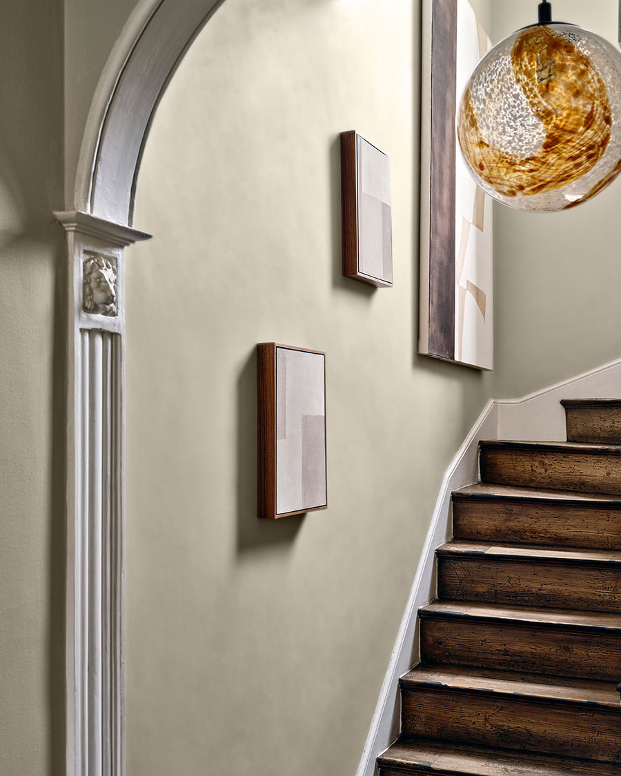 Image of a hallway decorated in Lick Greige 02 Soho Warehouse paint shade
