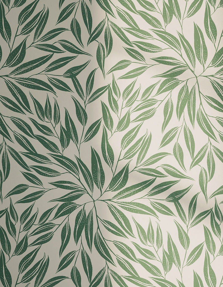 Botanical 03 wallpaper on the wall with shadow
