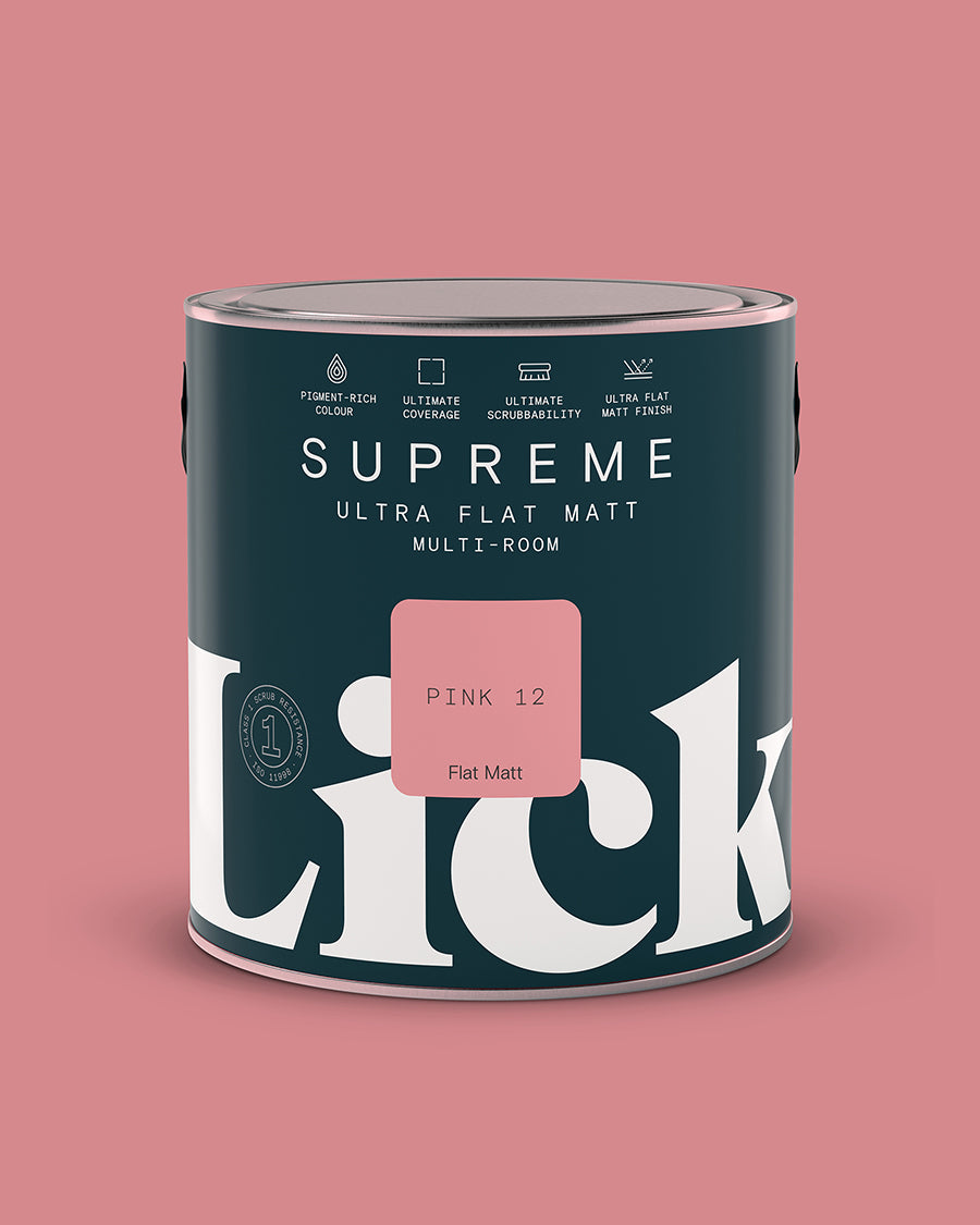 Pink 12 Supreme Ultra Flat Matt tin