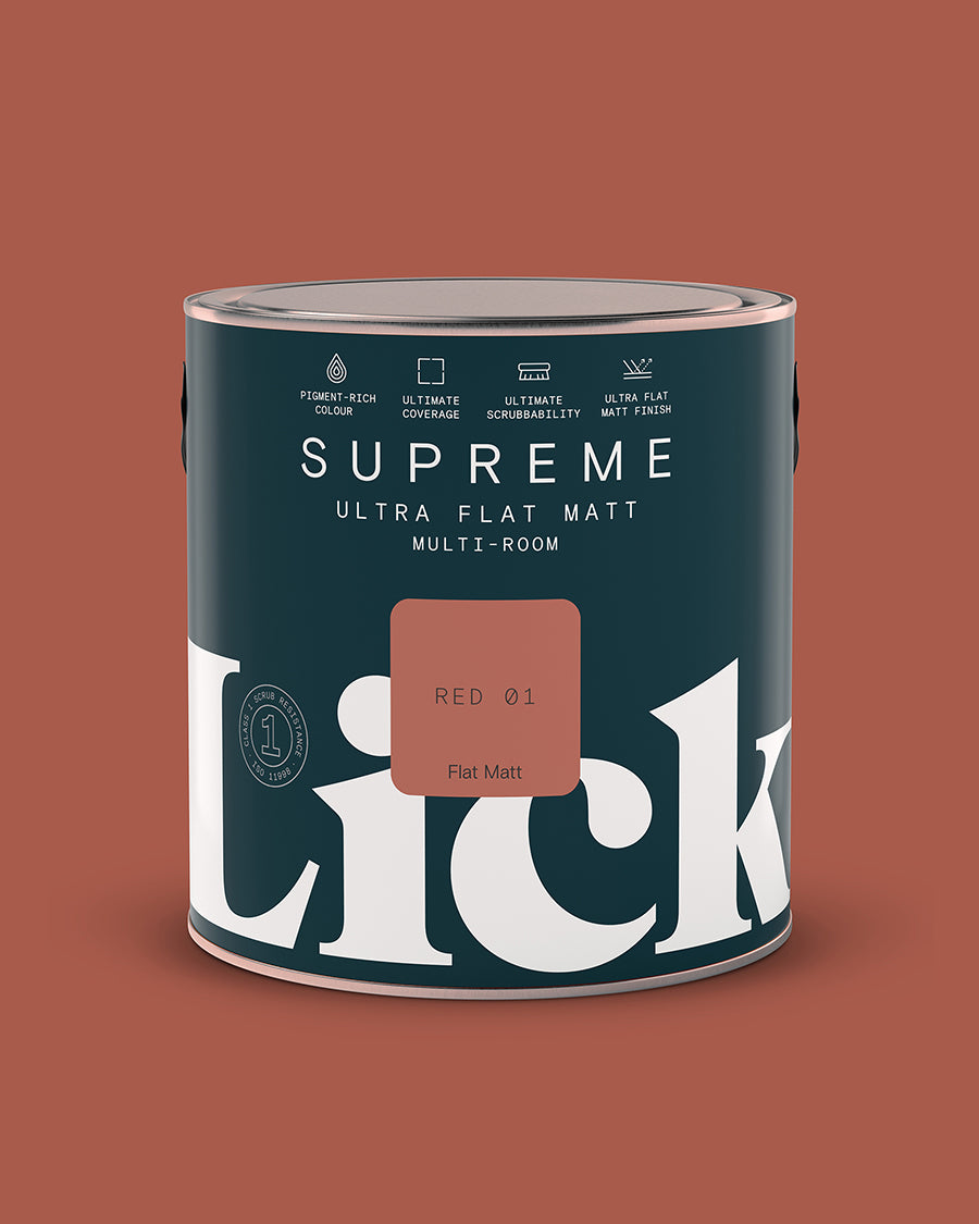 Red 01 Supreme Ultra Flat Matt tin