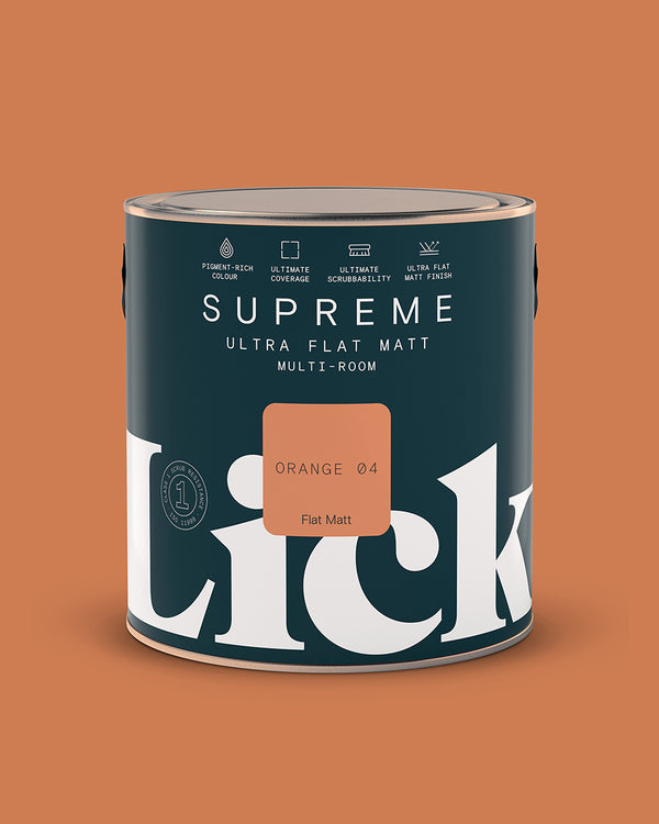 Orange 04 Supreme Ultra Flat Matt tin