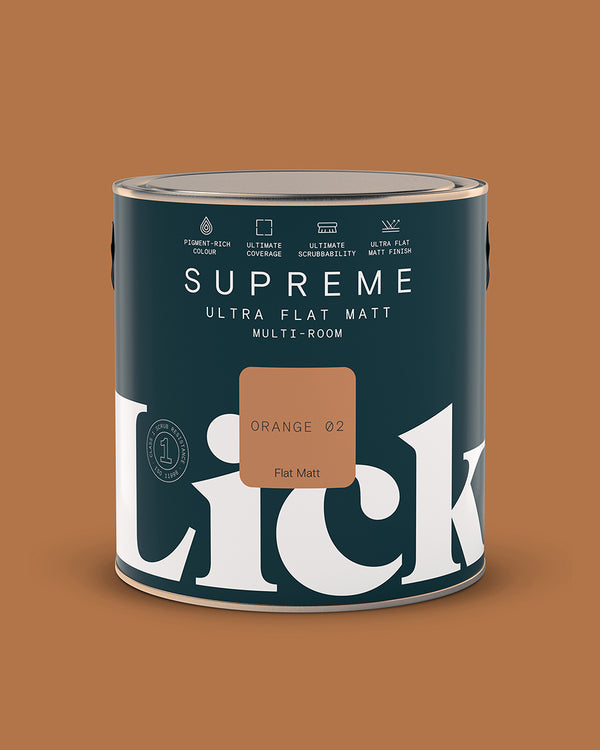 Orange 02 Supreme Ultra Flat Matt tin
