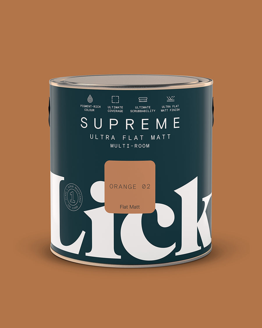 Orange 02 Supreme Ultra Flat Matt tin