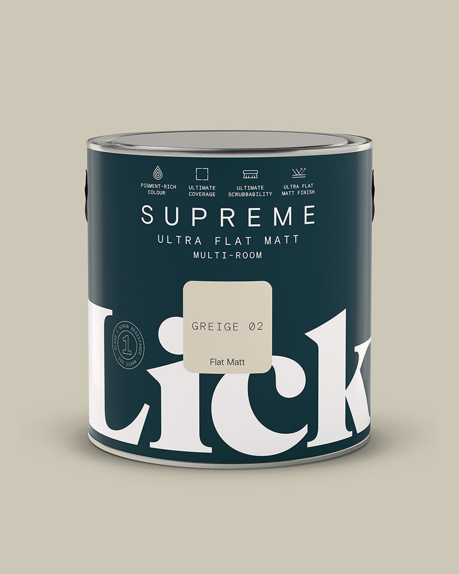 Greige 02 Supreme Ultra Flat Matt tin