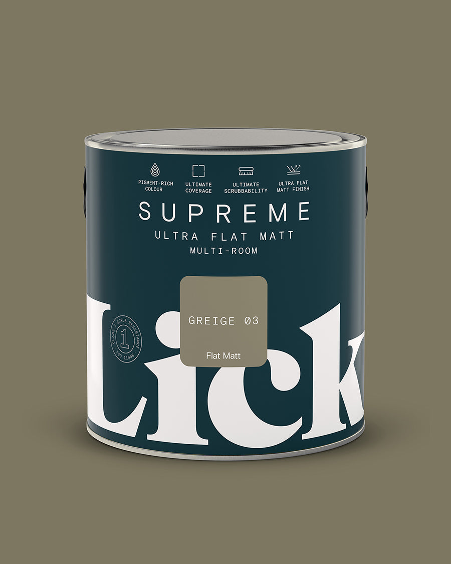 Greige 03 Supreme Ultra Flat Matt tin