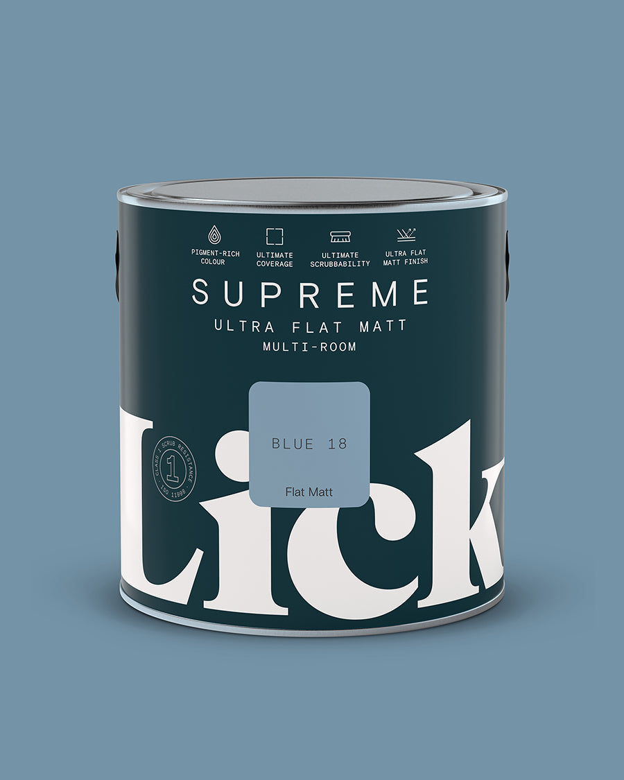 Blue 18 Supreme Ultra Flat Matt tin