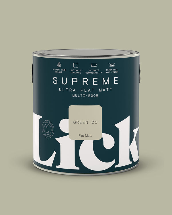 Green 01 Supreme Ultra Flat Matt tin