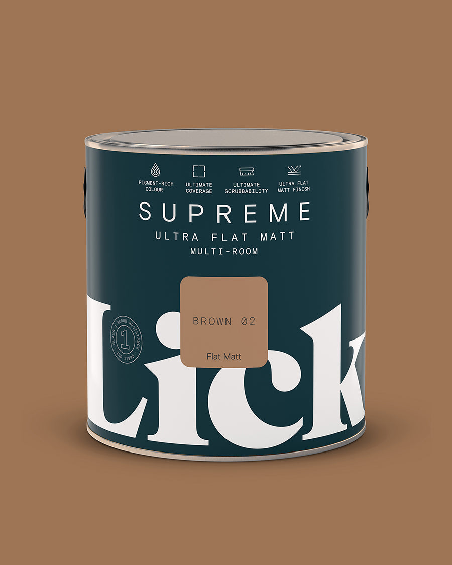 Brown 02 Supreme Ultra Flat Matt tin