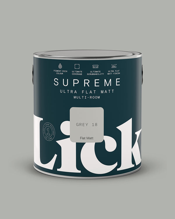 Grey 18 Supreme Ultra Flat Matt tin