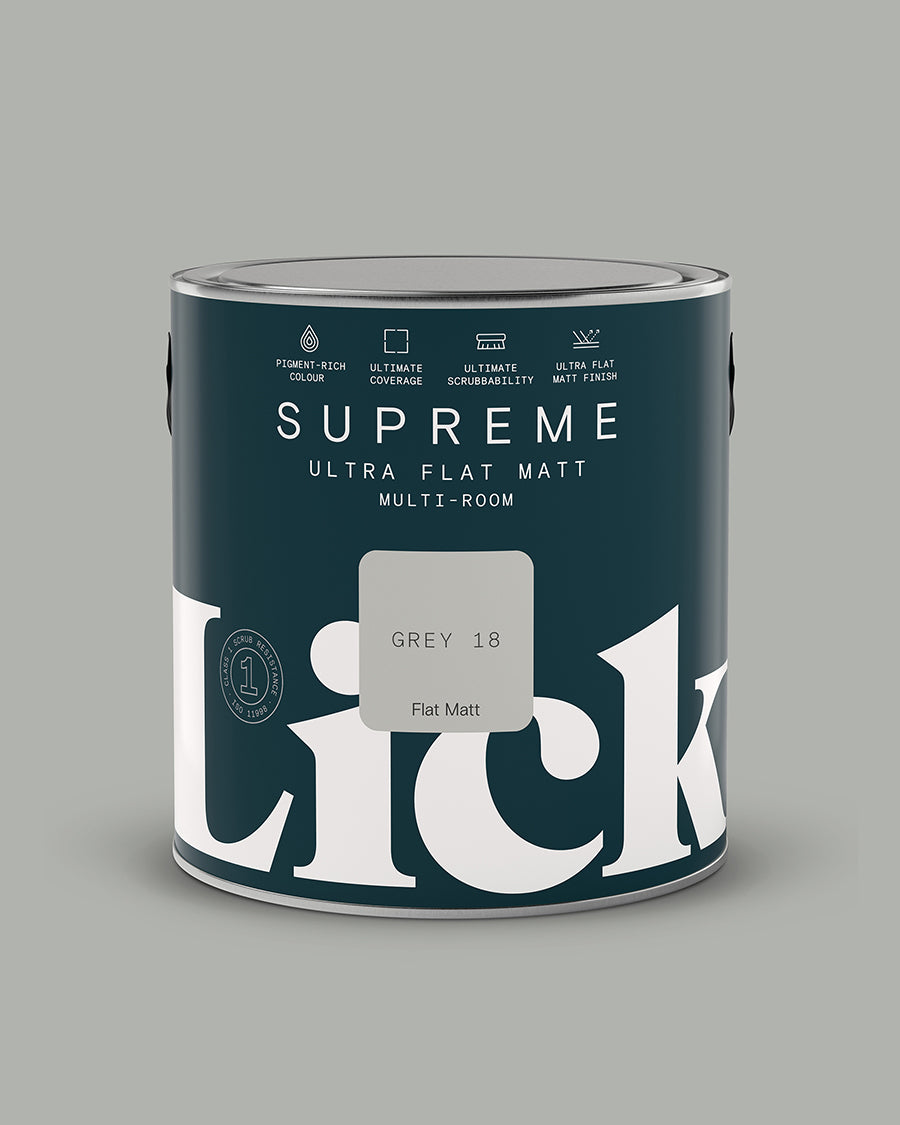 Grey 18 Supreme Ultra Flat Matt tin
