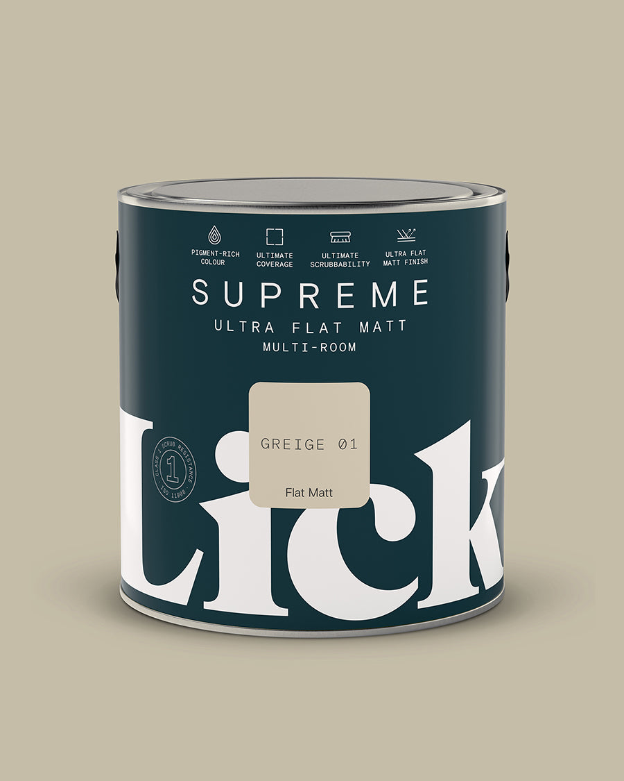 Greige 01 Supreme Ultra Flat Matt tin