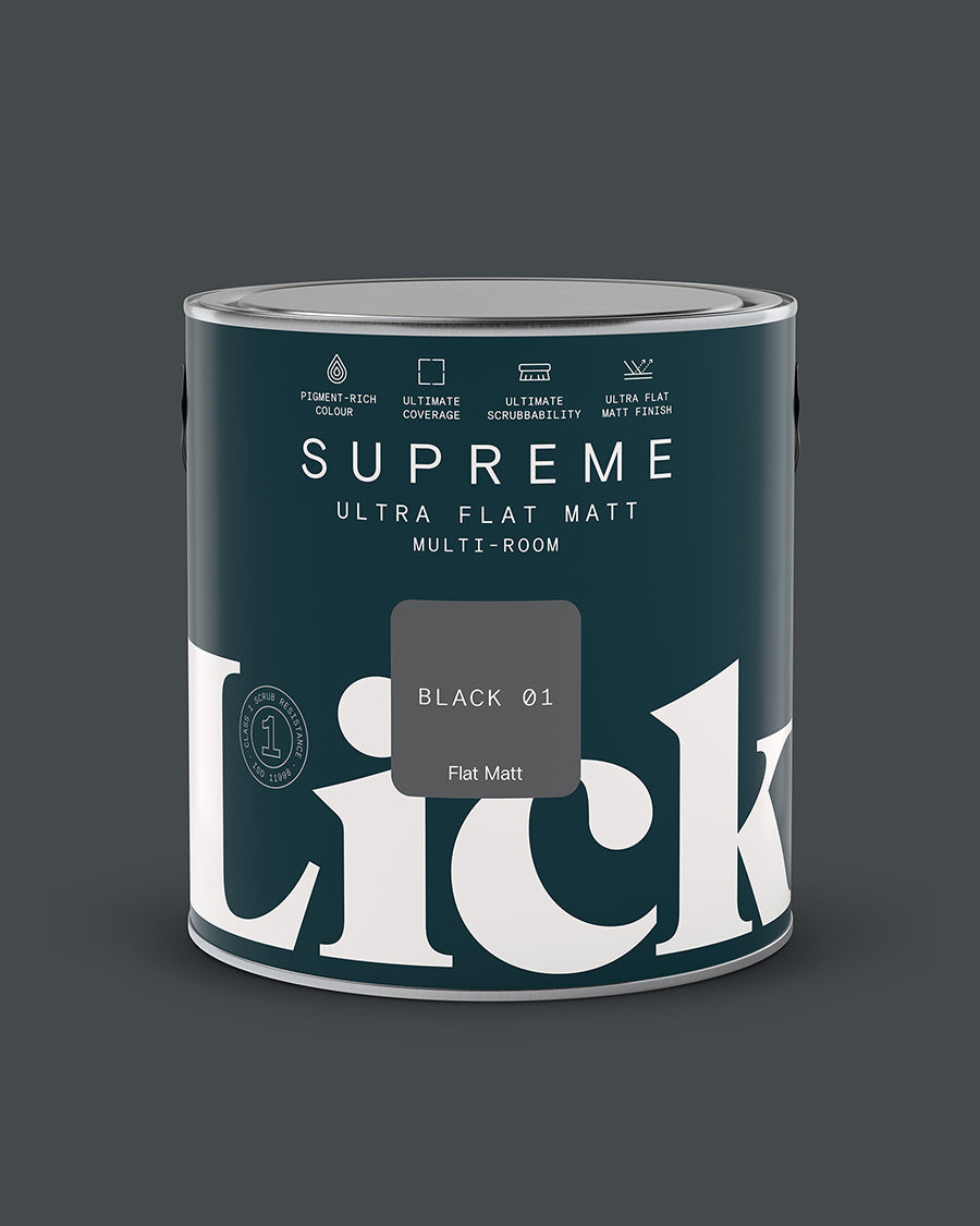 Black 01 Supreme Ultra Flat Matt tin