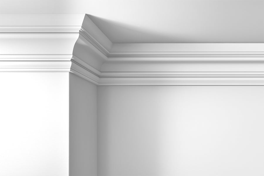Walls, ceilings and coving painted in Lick White 01