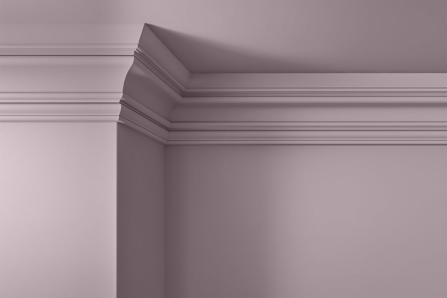 Walls, ceilings and coving painted in Lick Purple 01