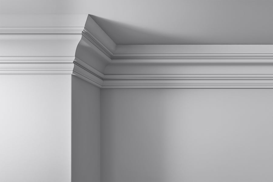 Walls, ceilings and coving painted in Lick Grey 14