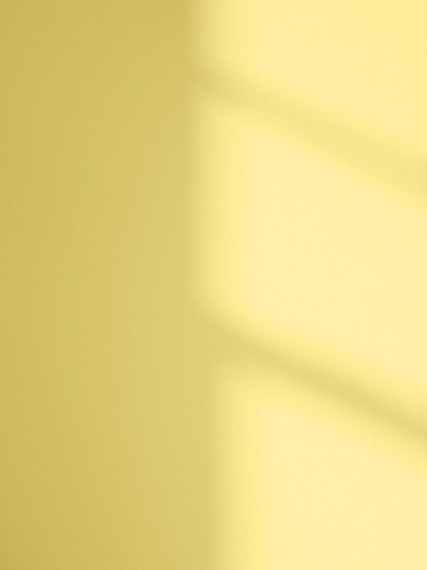 Lick Yellow 06 paint shade on the wall with shadow