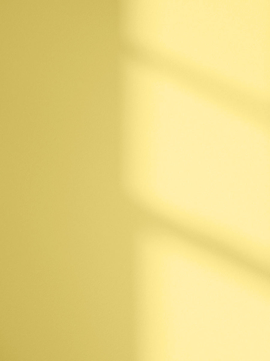 Lick Yellow 06 paint shade on the wall with shadow