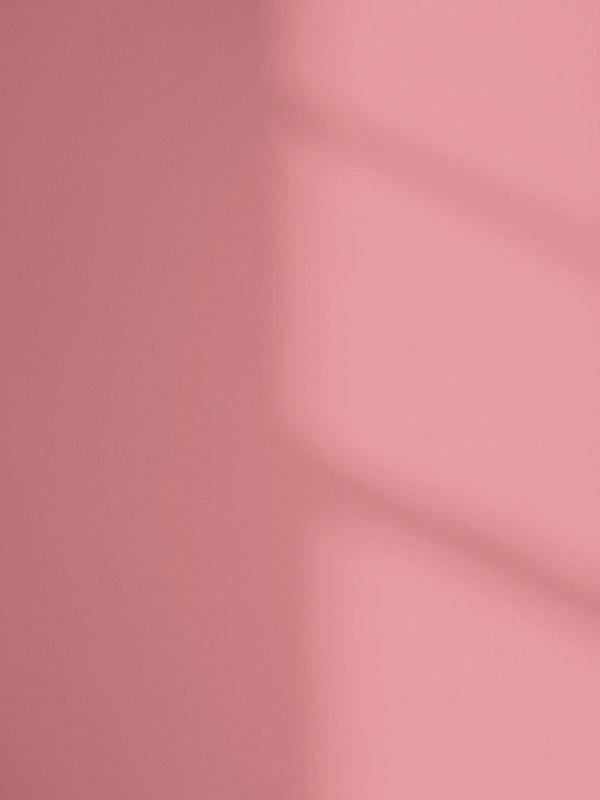 Lick Pink 12 paint shade on the wall with shadow