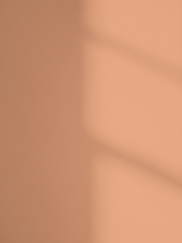 Lick Orange 05 paint shade on the wall with shadow