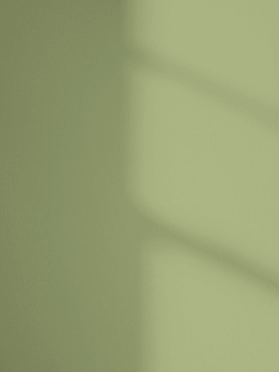 Lick Green 18  paint shade on the wall with shadow