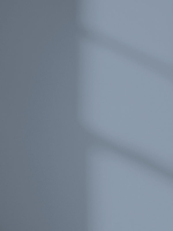 Lick Blue 17 paint shade on the wall with shadow