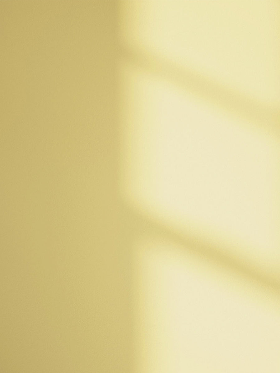 Yellow 01 paint shade on the wall with shadow