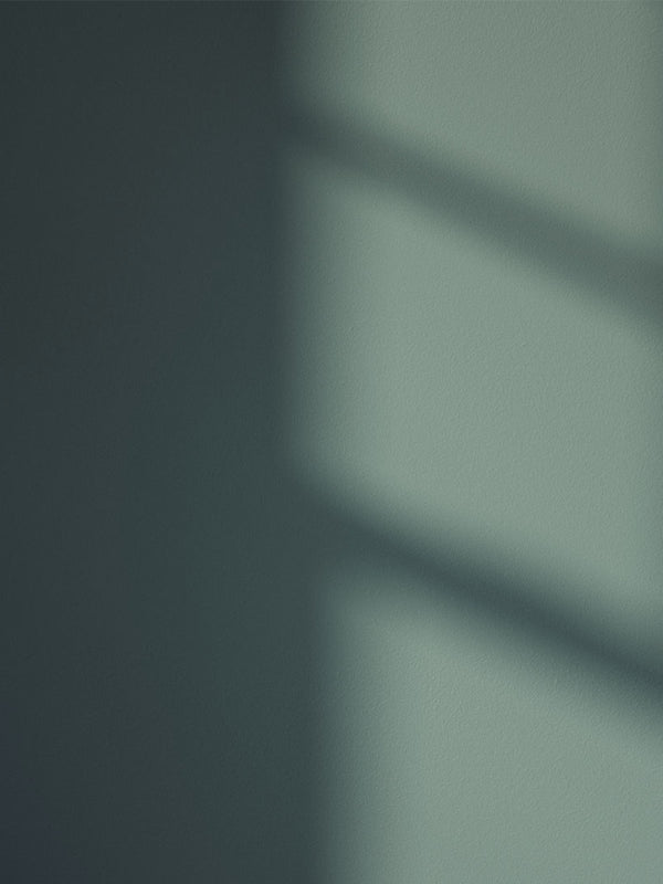 Green 04 paint shade on the wall with shadow