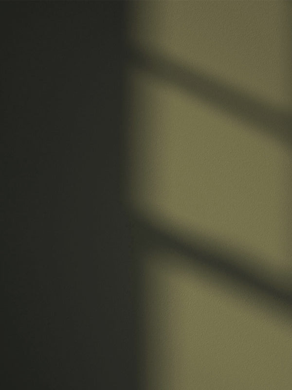 Green 05 paint shade on the wall with shadow