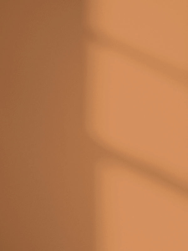 Orange 02 paint shade on the wall with shadow