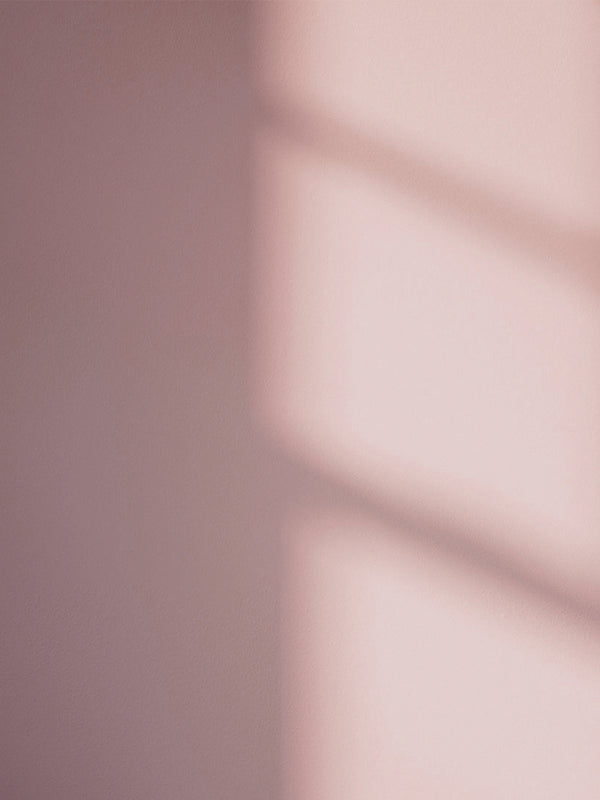 Pink 05 paint shade on the wall with shadow