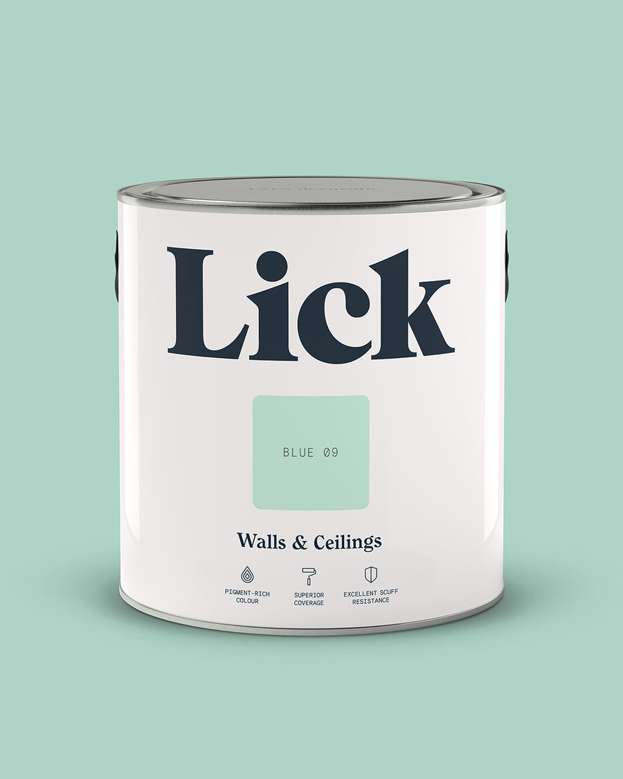 Lick paint tin in Blue 09