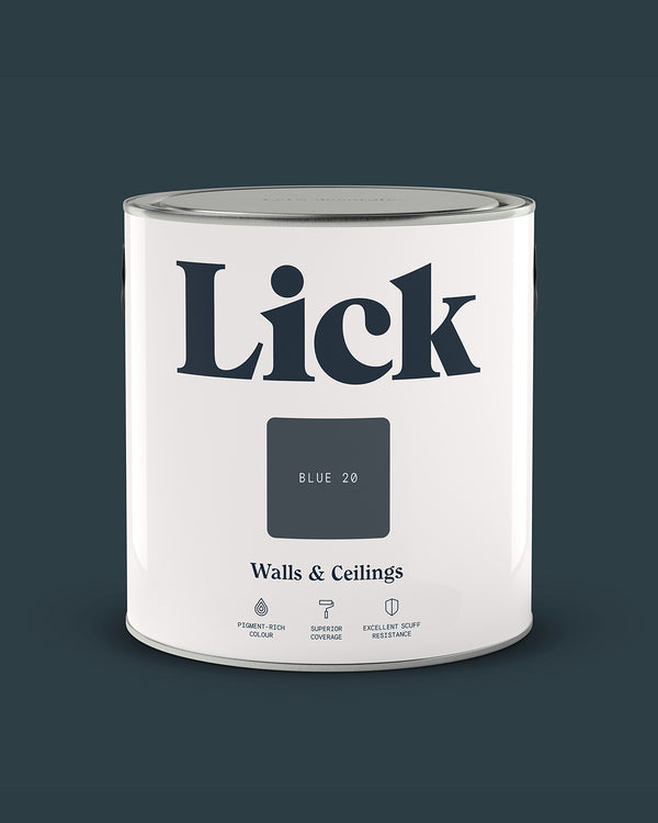 Lick paint tin in Blue 20