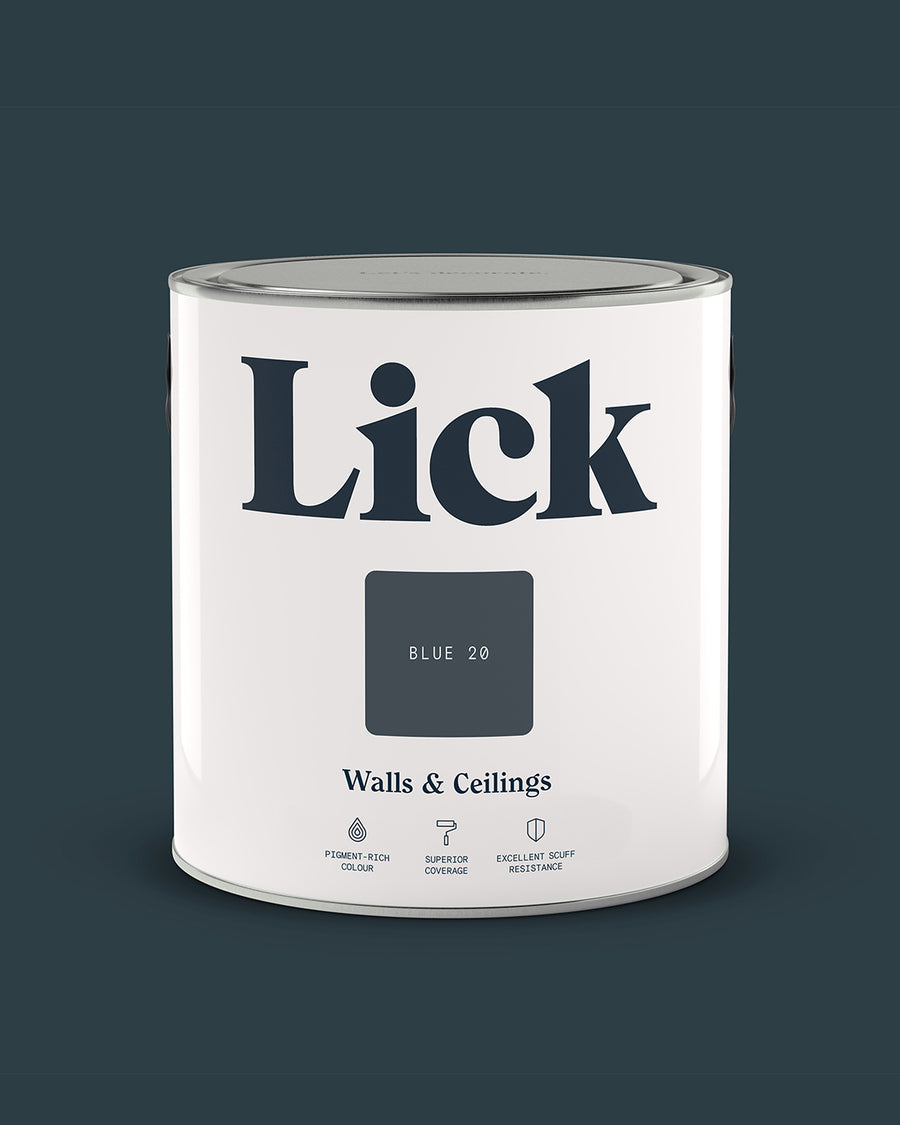 Lick paint tin in Blue 20