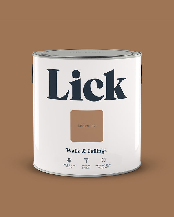 Lick Paint tin 2.5l in Brown 02