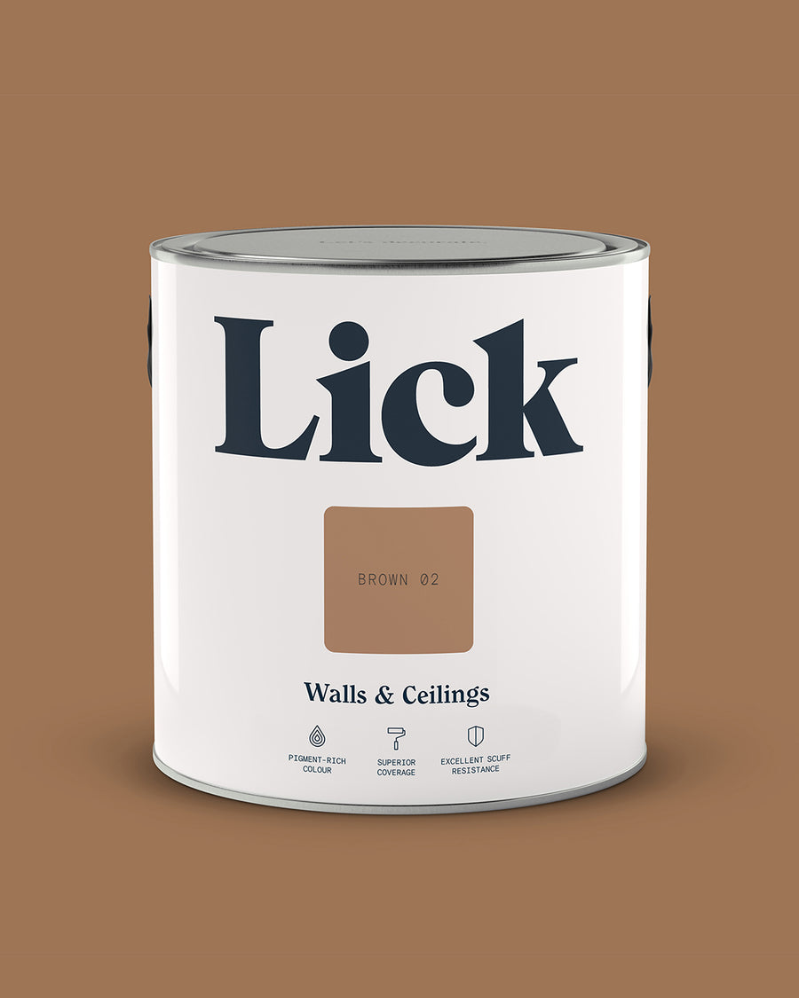 Lick Paint tin 2.5l in Brown 02
