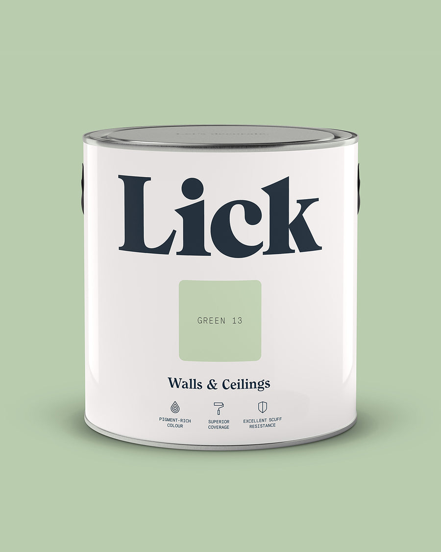 Lick Paint tin 2.5l in Green 13