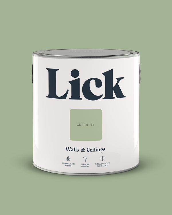 Lick Paint tin 2.5l in Green 14