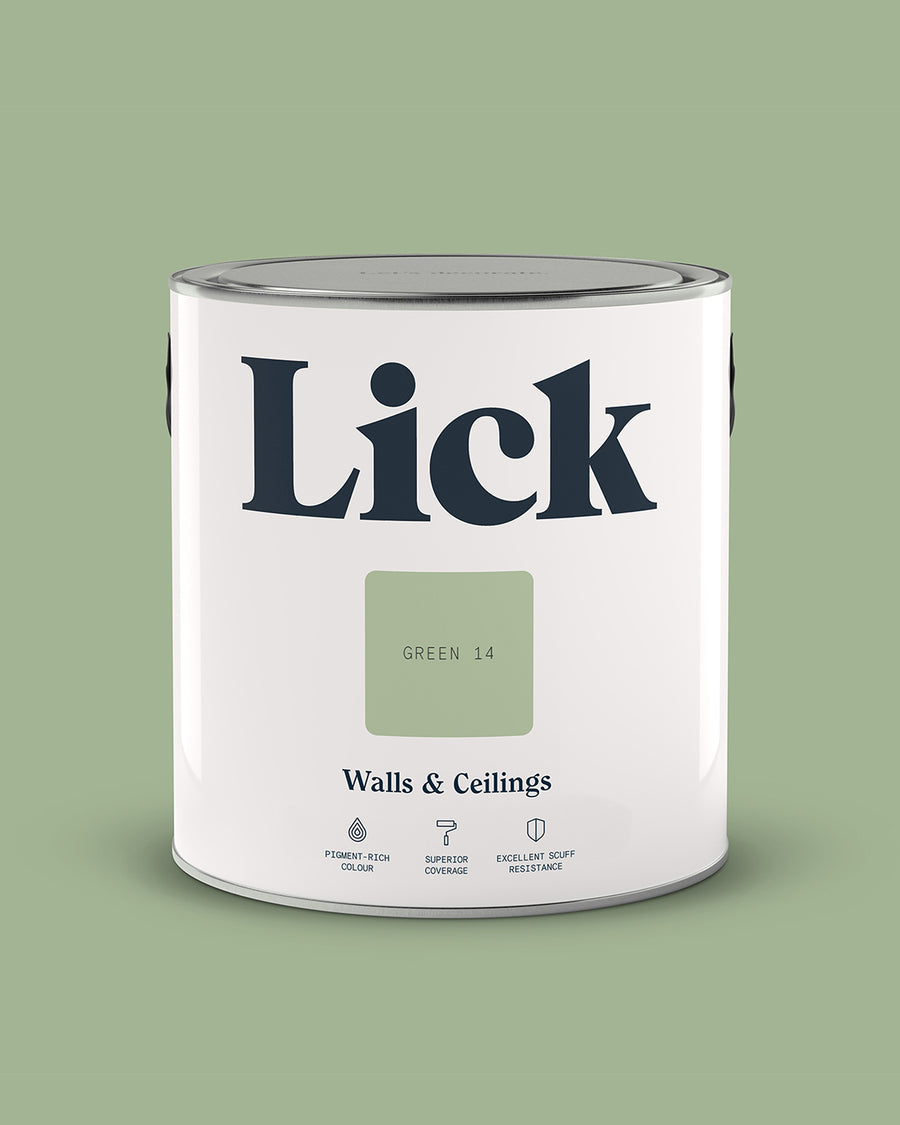 Lick Paint tin 2.5l in Green 14